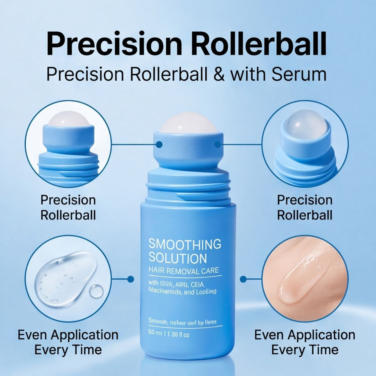 Post-Wax Hair Removal Care Essence Roll-On — Moisturizing & Soothing Skin Repair Serum